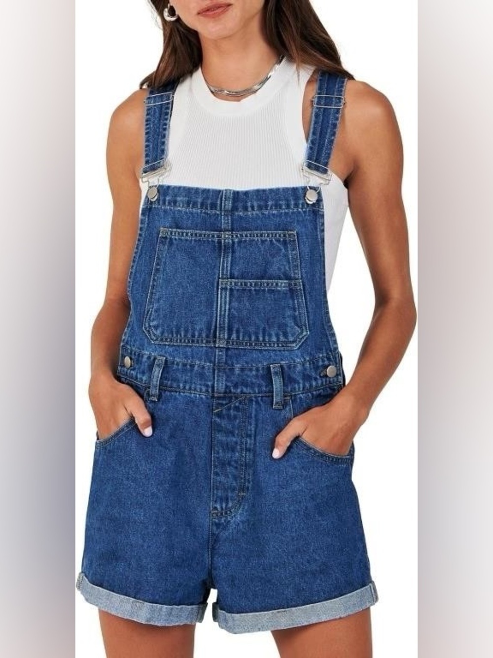 ANRABESS WOMEN DENIM OVERALLS